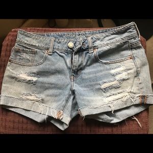 American Eagle Denim Shorts Size 2